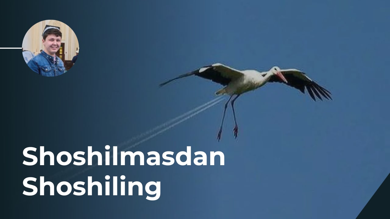 Shoshilmasdan shoshiling
