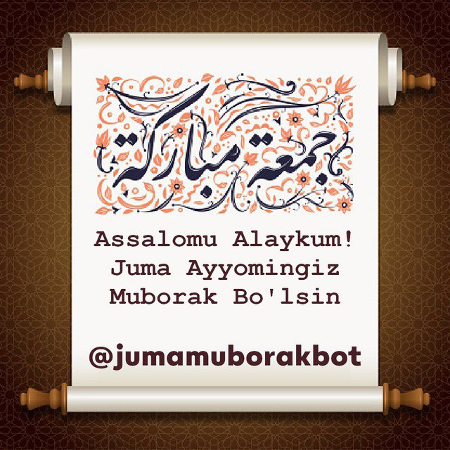 Juma Muborak bot