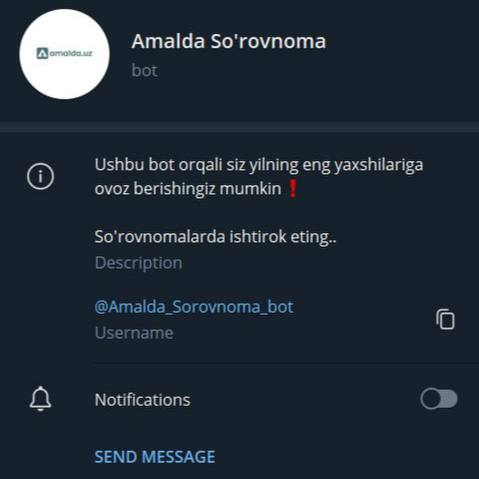 Amalda so'rovnoma