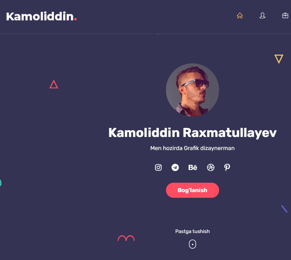 Kamoliddin portfolio